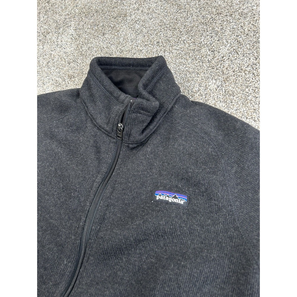 Patagonia Better Sweater Womens M‎ Black Full Zip Fleece Jacket Outdoors Camping